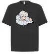 Футболка Оверсайз Anime art boy Черный Футболка Оверсайз Anime art boy Черный фото