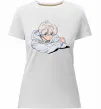 Жіноча преміум футболка Anime art boy Білий фото