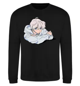 Свитшот Anime art boy Черный фото