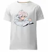Чоловіча преміум футболка Anime art boy Білий фото
