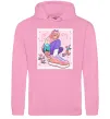 Жіноча толстовка (худі) Anime girl art Рожевий фото