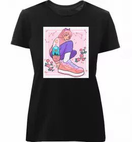 Женская премиум футболка