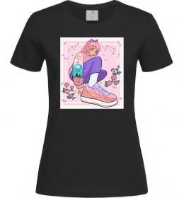 Женская футболка Anime girl art Женская футболка Anime girl art