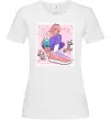 Жіноча футболка Anime girl art Білий Жіноча футболка Anime girl art Білий фото