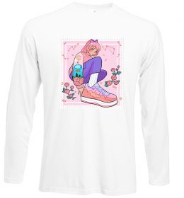 Лонгслив Anime girl art Лонгслив Anime girl art