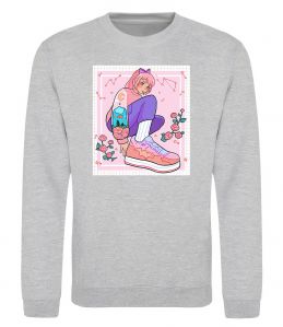 Світшот Anime girl art Світшот Anime girl art