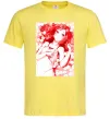 Чоловіча футболка Дівчина аніме арт червоний Лимонний Чоловіча футболка Дівчина аніме арт червоний Лимонний фото