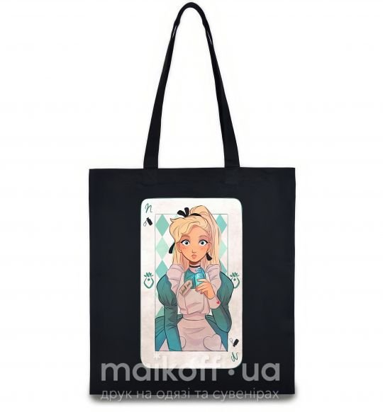 Еко-сумка Спящая красавица аниме Чорний фото