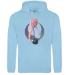 Чоловіча толстовка (худі) Сейлор Мун рисунок Блакитний фото