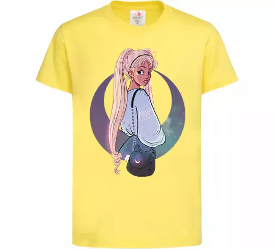 Детская футболка Сейлор Мун рисунок Лимонный фото
