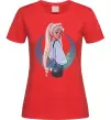 Жіноча футболка Сейлор Мун рисунок Червоний Жіноча футболка Сейлор Мун рисунок Червоний фото