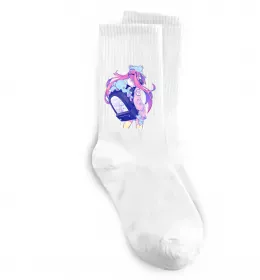 Носки Дівчина аніме спина Белый фото