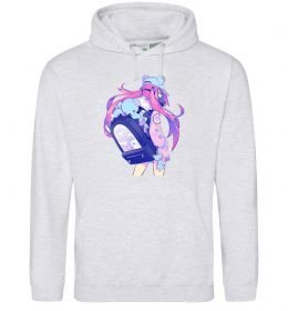 Жіноча толстовка (худі) Дівчина аніме спина Жіноча толстовка (худі) Дівчина аніме спина