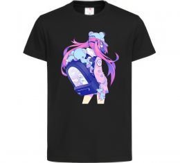 Детская футболка Дівчина аніме спина