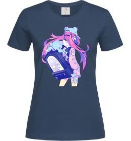 Жіноча футболка Дівчина аніме спина Жіноча футболка Дівчина аніме спина