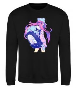 Свитшот Дівчина аніме спина Свитшот Дівчина аніме спина