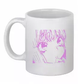 Чашка керамическая Anime boy Белый фото