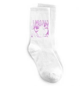 Шкарпетки Дівчинка аніме рожевого кольору