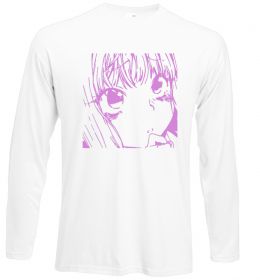 Лонгслив Дівчинка аніме рожевого кольору