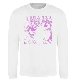 Світшот Anime boy without heart Чорний фото