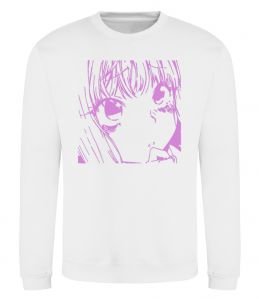 Світшот Дівчинка аніме рожевого кольору