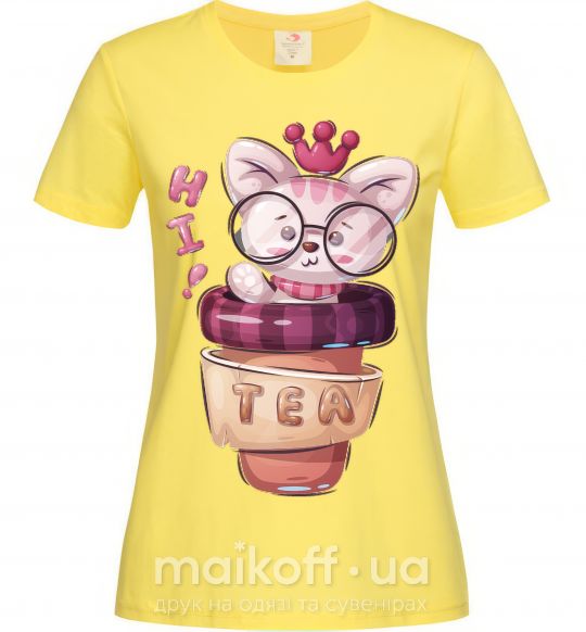 Женская футболка Hi tea Лимонный фото