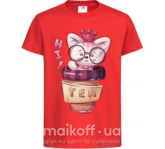 Детская футболка Hi tea Красный фото