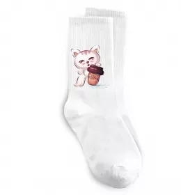 Носки No coffee no workee Белый фото Носки No coffee no workee Белый фото