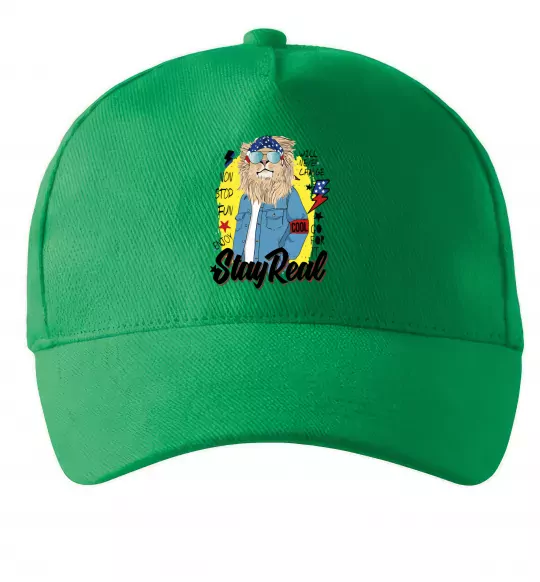 Кепка Lion Stay real Зелений фото