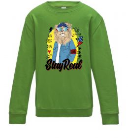 Детский Свитшот Lion Stay real