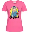 Женская футболка Lion Stay real Ярко-розовый Женская футболка Lion Stay real Ярко-розовый фото