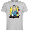 Чоловіча футболка Lion Stay real Сірий Чоловіча футболка Lion Stay real Сірий фото