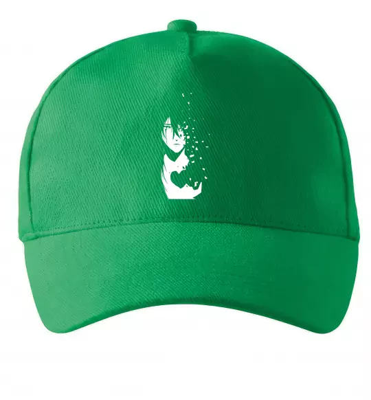 Кепка Anime boy without heart Зеленый фото