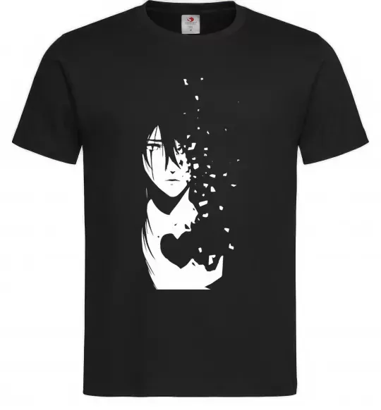 Чоловіча футболка Anime boy without heart Чорний фото