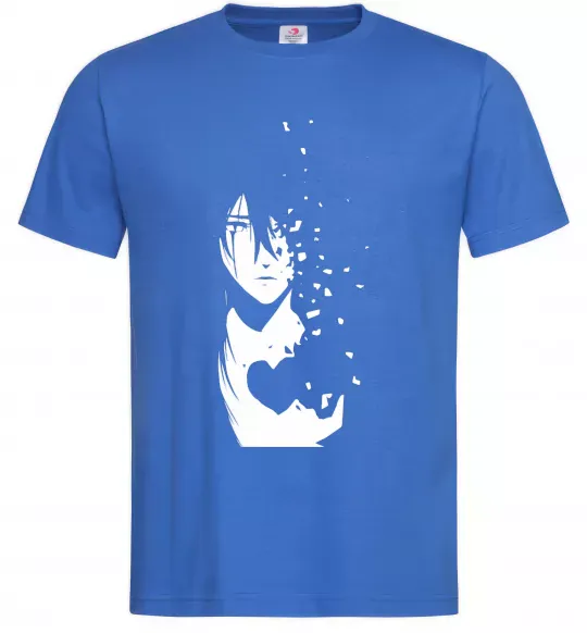 Чоловіча футболка Anime boy without heart Яскраво-синій фото