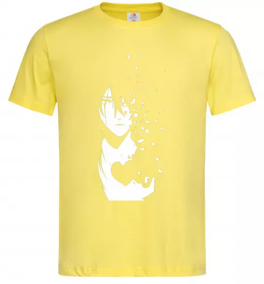 Чоловіча футболка Anime boy without heart Лимонний фото