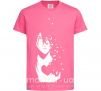 Дитяча футболка Anime boy without heart Яскраво-рожевий фото