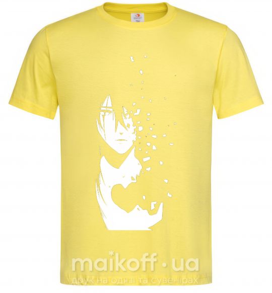 Чоловіча футболка Anime boy without heart Лимонний фото
