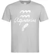 Чоловіча футболка Aquarius white Сірий фото