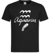 Чоловіча футболка Aquarius white Чорний фото