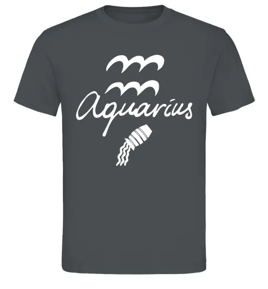 Чоловіча футболка Aquarius white Графіт фото
