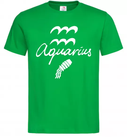 Чоловіча футболка Aquarius white Зелений фото