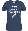 Женская футболка Aquarius white Темно-синий Женская футболка Aquarius white Темно-синий фото