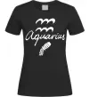 Женская футболка Aquarius white Черный Женская футболка Aquarius white Черный фото