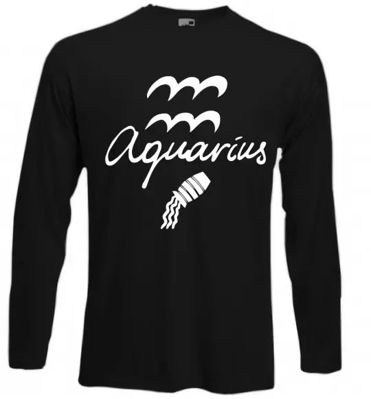 Лонгслив Aquarius white Черный фото