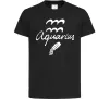 Дитяча футболка Aquarius white Чорний фото