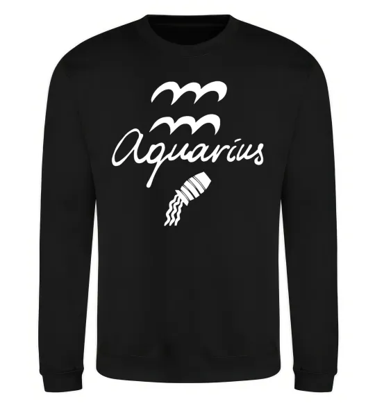 Свитшот Aquarius white Черный фото