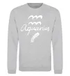 Свитшот Aquarius white Серый меланж фото
