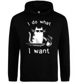 Жіноча толстовка (худі) I do what i want cat