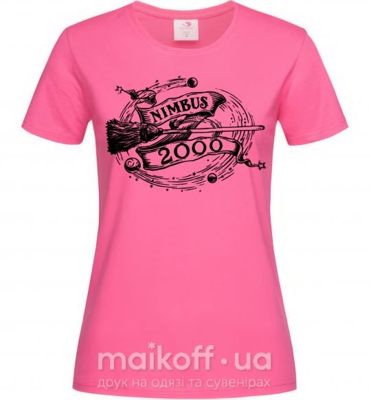 Женская футболка Nimbus 2000 Ярко-розовый фото